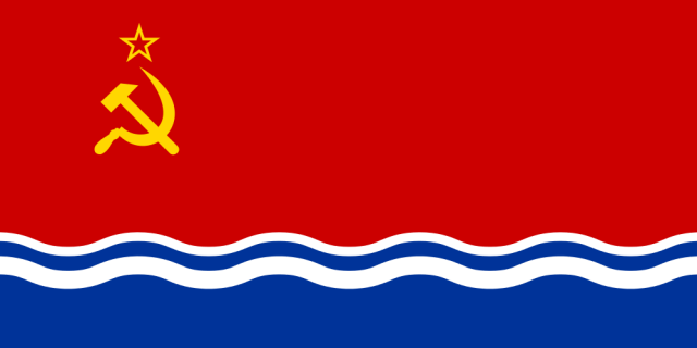 ラトビア・ソビエト社会主義共和国の国旗